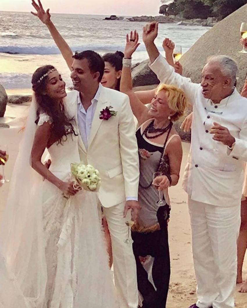 lisa haydon, dino lalwani, malika haydon, guddu lalwani