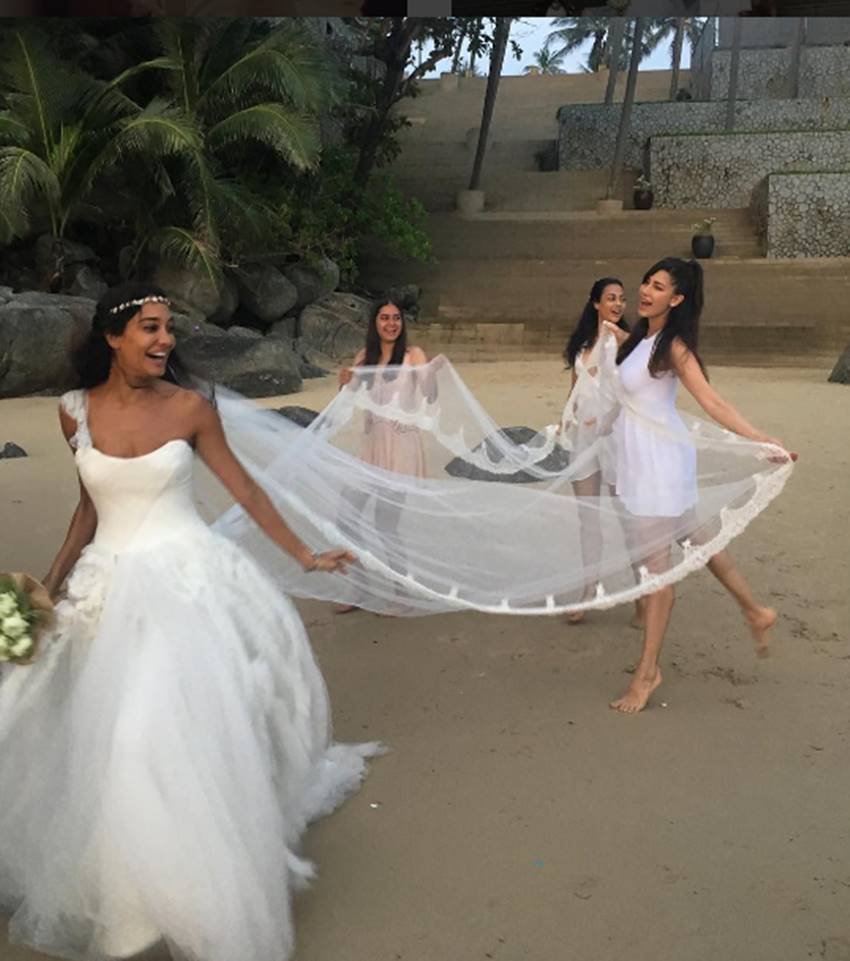 lisa haydon, dino lalwani, malika haydon, guddu lalwani