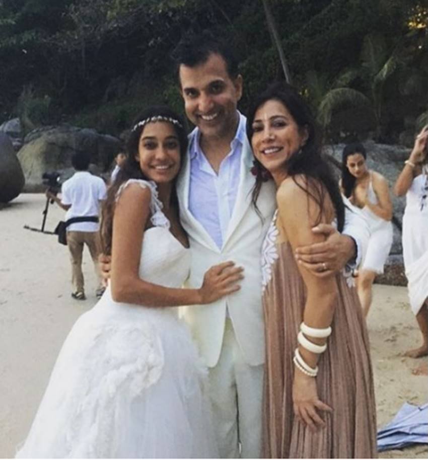 lisa haydon, dino lalwani, malika haydon, guddu lalwani