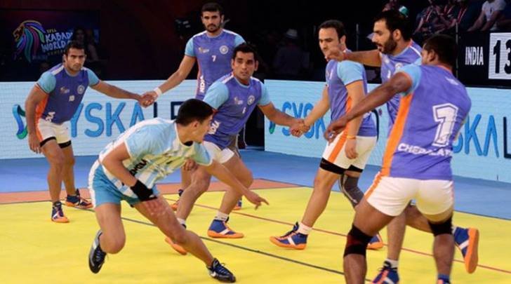 Kabaddi World cup 2016: इंग्लैंड पर शानदार जीत दर्ज कर सेमीफाइनल में पहुंची टीम इंडिया