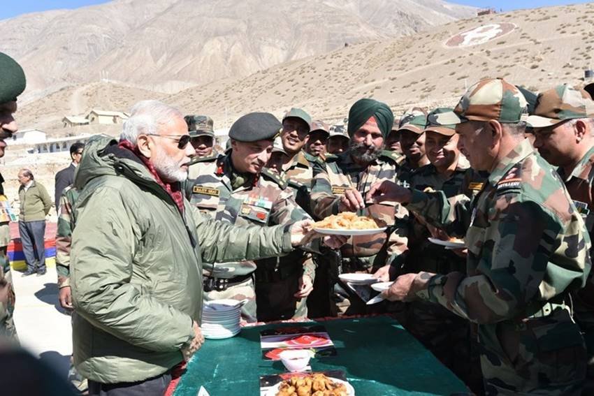 narendra modi, indian army, diwali, welcome