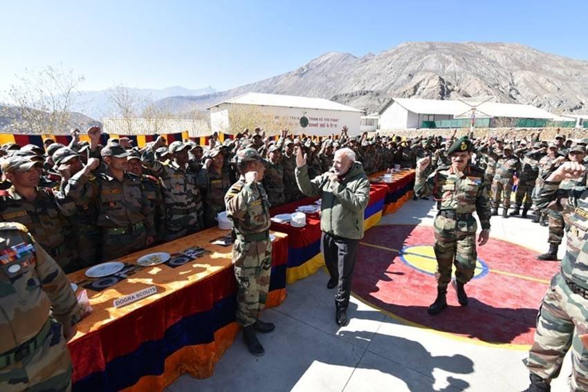 narendra modi, indian army, diwali, welcome