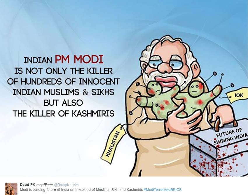 Narendra Modi, India-Pakistan Relations, Kashmir Unrest, IOK, POK, Indian Army, Terrorism, BRICS, Modi in Pakistan, Khalistan, Balochistan, Indo pak, RAW, World, Twitter pakistan, Jansatta