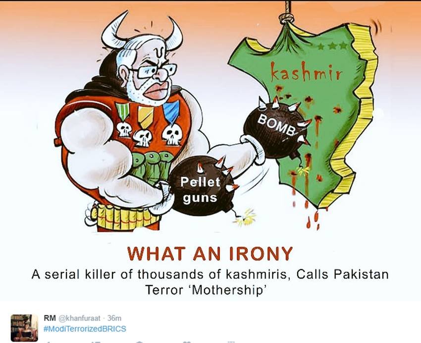 Narendra Modi, India-Pakistan Relations, Kashmir Unrest, IOK, POK, Indian Army, Terrorism, BRICS, Modi in Pakistan, Khalistan, Balochistan, Indo pak, RAW, World, Twitter pakistan, Jansatta