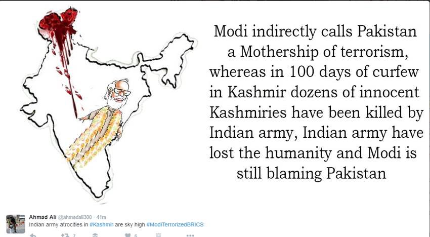 Narendra Modi, India-Pakistan Relations, Kashmir Unrest, IOK, POK, Indian Army, Terrorism, BRICS, Modi in Pakistan, Khalistan, Balochistan, Indo pak, RAW, World, Twitter pakistan, Jansatta
