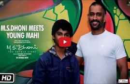 Dhoni Meets Young Mahi, Zeeshan, Mahendra singh dhoni, young dhoni, young mahi, kid who played dhoni, ms dhoni the untold story, dhoni biopic