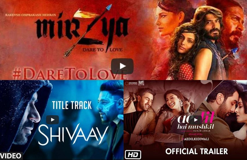 ajay devgn, ajay devgan, harshvardhan kapoor, ranbir kapoor, anushka sharma, aishwarya rai, ae dil hai mushkil, shivaay, mirziya, october movies, movies to relese, movies releasing in october