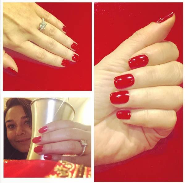 इस साल प्रिति जिंटा का भी पहला करवा चौथ था।