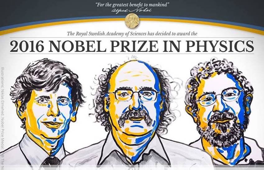 nobel prize, physics, David Thouless, Duncan Haldane and Michael Kosterlitz , british scientists, topology, states of matter