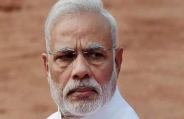 PM Modi poster, Agra college, Swachh Bharat Abhiyan