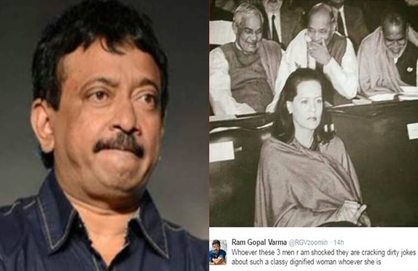 ram gopal verma, sonia gandhi, atal bihari vajpayee