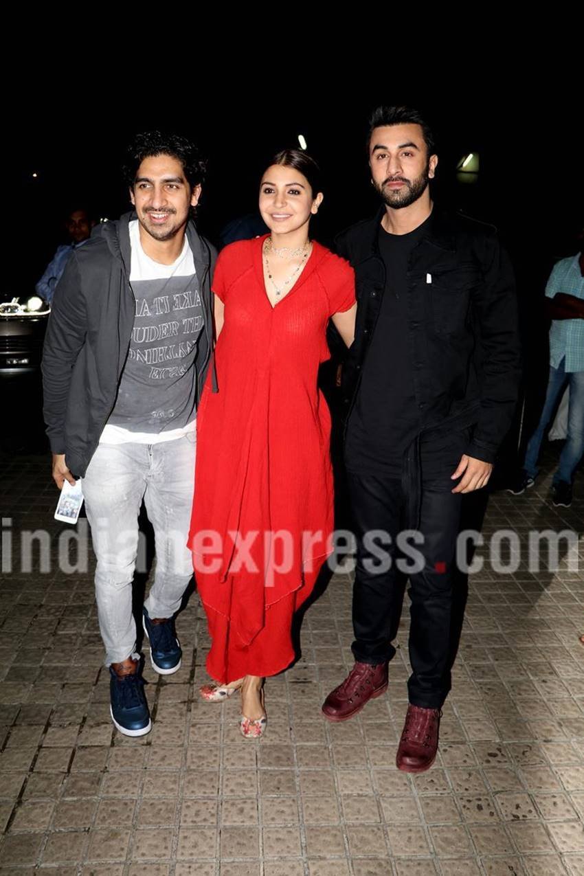 anushka sharma, ranbir kapoor, karan johar, alia bhatt