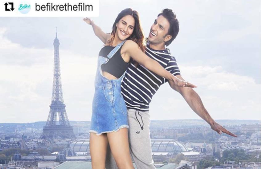 vaani kapoor, ranveer singh, aaditya chopra, eiffel tower