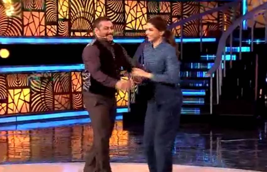 Bigg Boss 10, Bigg Boss season 10, bigg boss 10 first episode, Deepika Padukone in bigg boss 10, Salman Khan, Salman and Deepika PAdukone, Deepika and Salman Khan, Salman KHan and Deepika Padukone