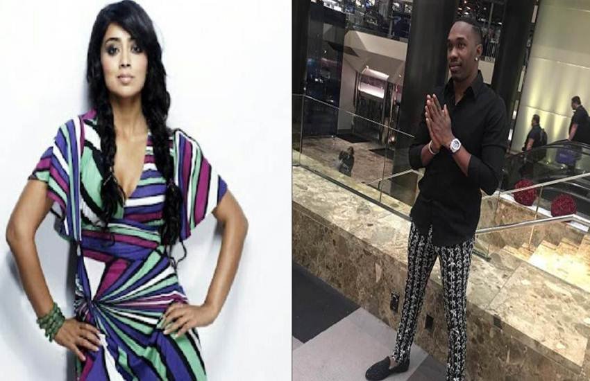 shriya saran, dwayne bravo