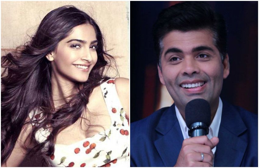 sonam kapoor, karan johar, fake smile, karan johar fake smile, karna johar ae dil hai mushkil, ae dil hai mushkil songs, ae dil hai mushkil release date