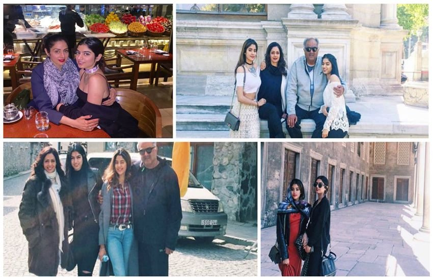 sridevi, boney kapoor, jahnvi kapoor, khushi kapoor