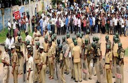 राजस्थान में हिन्दू महासभा बनाम पुलिस, पथराव, लाठीचार्ज और तनाव के बाद ड्रोन से निगरानी