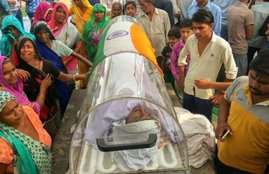 Dadri lynching, Mohammad Akhlaq, Bishahra, cow vigilantes,India, Uttar Pradesh, crime, murder, Dadri Case, murder accused's, body draped in tricolour, villagers, demanded, compensation of Rs 1 crore, mohmmad akhlaq,