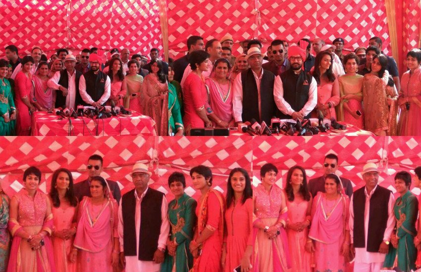 Geeta Phogat Marriage Photos, Geeta Phogat Marriage, Aamir Khan in Geeta Phogat Marriage, Mahavir Singh Phogat Daughter Marriage, Mahavir Singh Phogat Daughters, Mahavir Singh Phogat Daughters name, Geeta and Babita, Geeta Phogat and Babita Phogat, Dangal, Aamir Khan in Marriage, Zaira Wasim and Suhani Bhatnagar, Fatima Sana Shaikh and Sanya Malhotra, Haanikaarak Bapu, Pawan Kumar, Geeta Phogat Husband Name, Geeta Phogat Marriage Venue, Bollywood News, Entertainment News Geeta Phogat Marriage Photos, Geeta Phogat Marriage, Aamir Khan in Geeta Phogat Marriage, Mahavir Singh Phogat Daughter Marriage, Mahavir Singh Phogat Daughters, Mahavir Singh Phogat Daughters name, Geeta and Babita, Geeta Phogat and Babita Phogat, Dangal, Aamir Khan in Marriage, Zaira Wasim and Suhani Bhatnagar, Fatima Sana Shaikh and Sanya Malhotra, Haanikaarak Bapu, Pawan Kumar, Geeta Phogat Husband Name, Geeta Phogat Marriage Venue, Bollywood News, Entertainment News