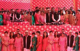 Geeta Phogat Marriage Photos, Geeta Phogat Marriage, Aamir Khan in Geeta Phogat Marriage, Mahavir Singh Phogat Daughter Marriage, Mahavir Singh Phogat Daughters, Mahavir Singh Phogat Daughters name, Geeta and Babita, Geeta Phogat and Babita Phogat, Dangal, Aamir Khan in Marriage, Zaira Wasim and Suhani Bhatnagar, Fatima Sana Shaikh and Sanya Malhotra, Haanikaarak Bapu, Pawan Kumar, Geeta Phogat Husband Name, Geeta Phogat Marriage Venue, Bollywood News, Entertainment News