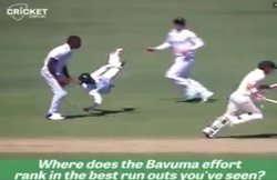 SA vs AUS: जब जोंटी रोड्स स्टाइल में टेम्‍बा बवूमा ने डेविड वॉर्नर को किया रन आउट, देखें वीडियो