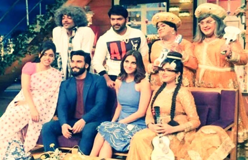 Ranveer Singh, Vaani Kapoor, The Kapil Sharma Show, Befikre, Befikre episode, Ranveer Singh and Vaani Kapoor, Ranveer Singh in the kapil sharma show, Vaani Kapoor in the kapil sharma show, ranveer and vaani in kapil sharma show, befikre star cast in kapil sharma show, ranveer dance in kapil sharma show, bollywood news in hindi, entertainment news in hindi