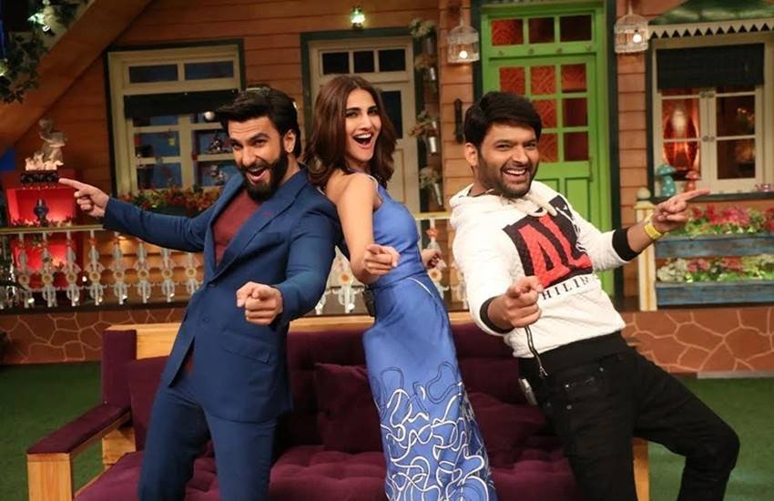 Ranveer Singh, Vaani Kapoor, The Kapil Sharma Show, Befikre, Befikre episode, Ranveer Singh and Vaani Kapoor, Ranveer Singh in the kapil sharma show, Vaani Kapoor in the kapil sharma show, ranveer and vaani in kapil sharma show, befikre star cast in kapil sharma show, ranveer dance in kapil sharma show, bollywood news in hindi, entertainment news in hindi