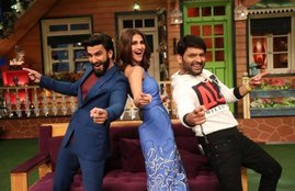 Ranveer Singh, Vaani Kapoor, The Kapil Sharma Show, Befikre, Befikre episode, Ranveer Singh and Vaani Kapoor, Ranveer Singh in the kapil sharma show, Vaani Kapoor in the kapil sharma show, ranveer and vaani in kapil sharma show, befikre star cast in kapil sharma show, ranveer dance in kapil sharma show, bollywood news in hindi, entertainment news in hindi