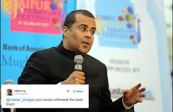 500-1000 रुपए बंद: चेतन भगत बोले कचरा हो गए रुपए, Twitter यूजर्स ने कहा- आपकी बुक से तो कम