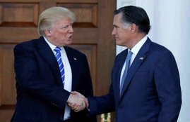 Republican Mitt Romney, Donald Trump, Romney meet trump, Mitt Romney Donald Trump, Mitt Romney news, Mitt Romney latest News, Donald Trump NewsAP/PTI