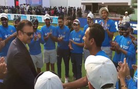 Jayant Yadav, India vs England Test Match, India vs England Vizag Test Match, Visakhapatnam Test Match Against England 2016, Off Spinner Jayant Yadav, Jayant Yadav Test Debut, Jayant Yadav becomes 286th Test player of India, Debutant Jayant Yadav, India vs England Test Series 2016, Vizag Cricket Stadium