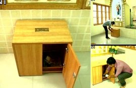 Kochi church , offering box, 500 1000 note ban