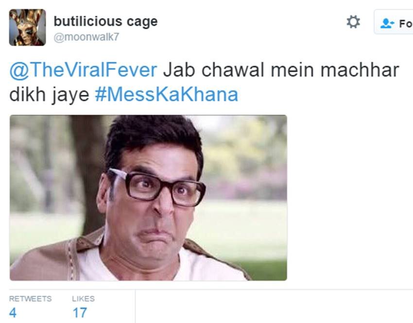 Mess Food, Mess ka Khana, Hostel Food, Engineering Hostels, Hostel Mess, Office Mess, Twitter, Jokes, Funny, India, Jansatta