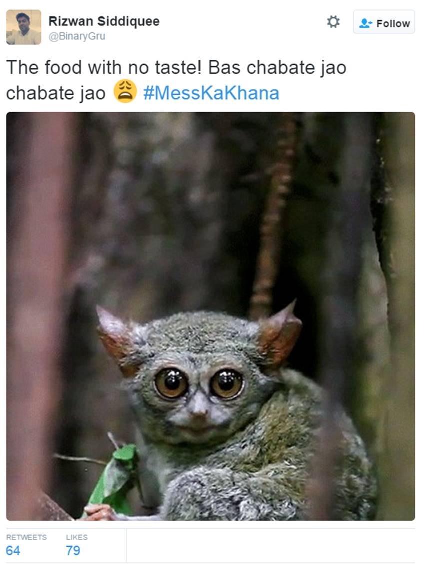 Mess Food, Mess ka Khana, Hostel Food, Engineering Hostels, Hostel Mess, Office Mess, Twitter, Jokes, Funny, India, Jansatta