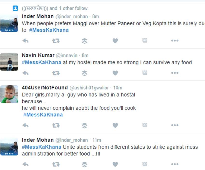 Mess Food, Mess ka Khana, Hostel Food, Engineering Hostels, Hostel Mess, Office Mess, Twitter, Jokes, Funny, India, Jansatta