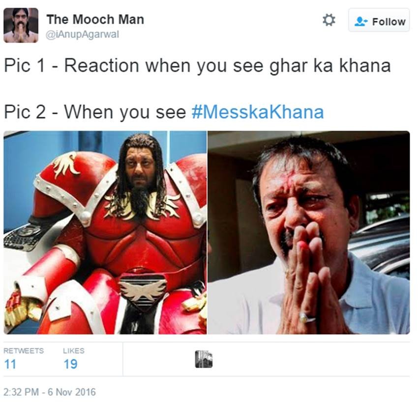 Mess Food, Mess ka Khana, Hostel Food, Engineering Hostels, Hostel Mess, Office Mess, Twitter, Jokes, Funny, India, Jansatta