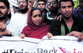 najeeb jnu, najeeb jnu Student, najeeb ahmad case, najeeb ahmad jnu, rajya Sabha najeeb ahmad, najeeb ahmad news, najeeb ahmad latest news