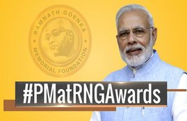 Ramnath Goenka Awards, RNG Awards 2016, Narendra Modi, PM Modi at RNG, Journalism Awards, Indian Express, Ramnath Goenka, Ramnath Goenka Award winners, Journalism in India, JansattaRamnath Goenka Awards, RNG Awards 2016, Narendra Modi, PM Modi at RNG, Journalism Awards, Indian Express, Ramnath Goenka, Ramnath Goenka Award winners, Journalism in India, Jansatta