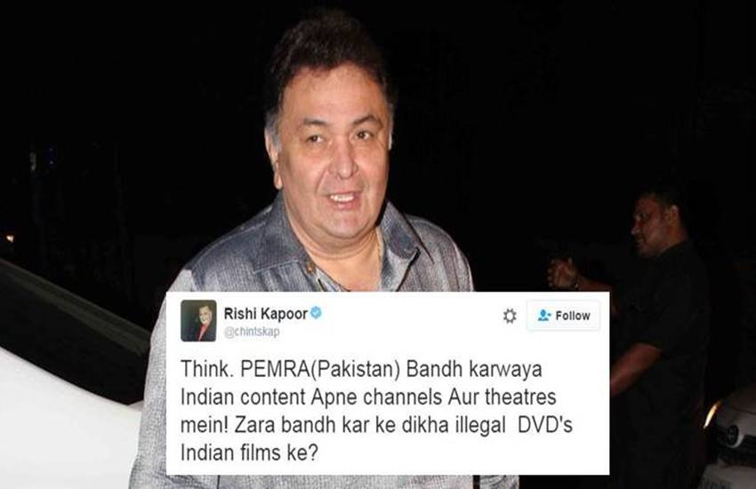 Rishi Kapoor, PEMRA. TV channels ban, Indian TV banned in Pak, Pakistan Electronic Media Regulatory Authority, Twitter, Funny Pakistan, India, Viral, Jansatta