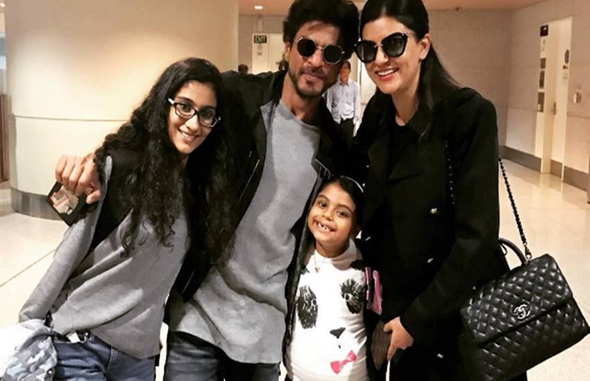shahrukh khan, sushmita sen, daughter pics, bollywood news, entertainment news shahrukh khan, sushmita sen, daughter pics, bollywood news, entertainment news