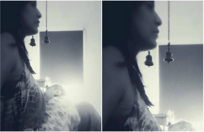 श्वेता साल्वे ने बेटी को ब्रेस्टफीड कराते हुए शेयर की Photo