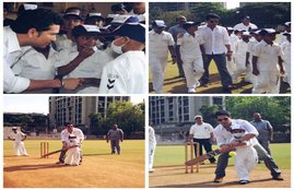 Sachin Tendulkar, Sachin Celebrates Children's Day, 14th November as Children's Day, Sachin Plays Street Cricket, @MakeAWishIndia, M.I.G. Cricket Club, Mumbai