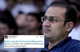 Virender Sehwag, Virender Sehwag Twitter, Sehwag Jokes, Demonetisation, Bank Queues, Note Ban, ATM Queues, Soldiers, Border, Indian Army, Hanumanthappa, Siachen, India, Jansatta
