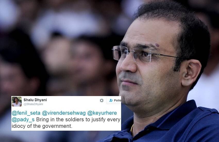Virender Sehwag, Virender Sehwag Twitter, Sehwag Jokes, Demonetisation, Bank Queues, Note Ban, ATM Queues, Soldiers, Border, Indian Army, Hanumanthappa, Siachen, India, Jansatta