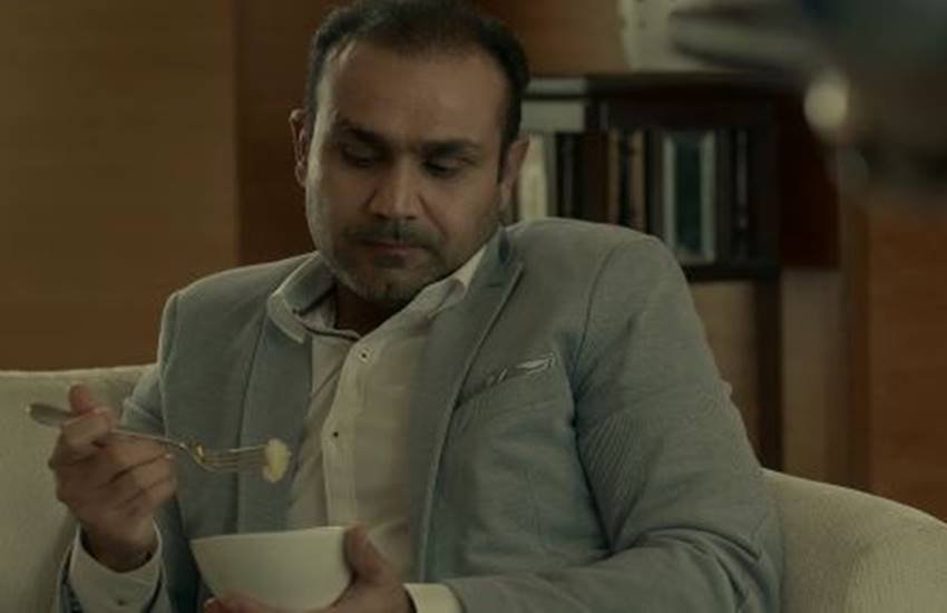 Virender Sehwag, Virender Sehwag Stopped a Test, Sehwag Stopped a test to remember song, Former Indian Opener Virender Sehwag, Ex Indian batsman Virender Sehwag, Goregaon Sports Club's premier League, India vs South Africa Match in Chennai 2008, Virender Sehwag Sung while Batting