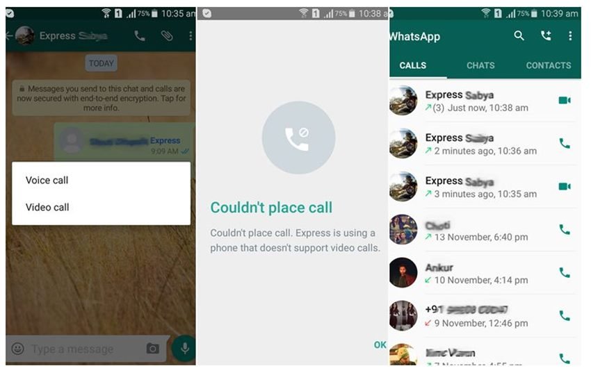 इस तरह दिखेगा व्हाट्सऐप का वीडियो कॉलिंग फीचर।