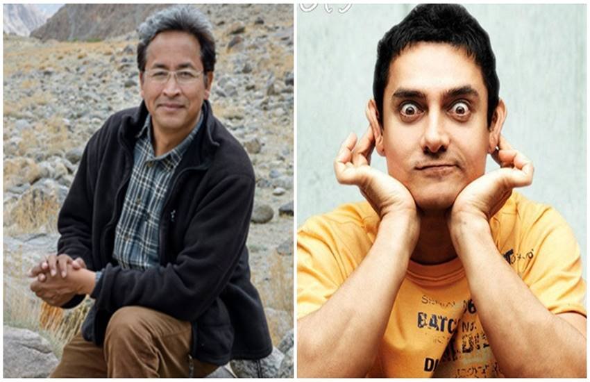 aamir khan, sonam wangchuk, 3 idiots