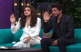 coffee with karan, coffee with Karan season 5, karan johar, shah rukh khan, alia bhatt
