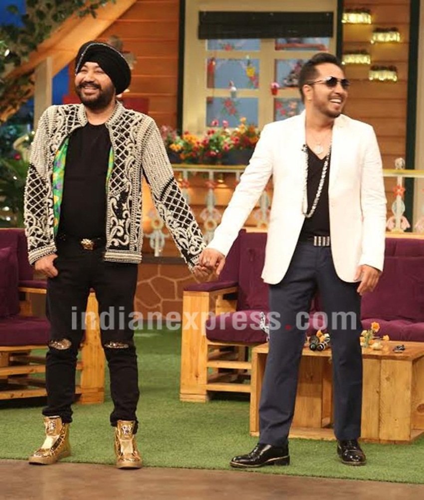 daler mehndi, mika singh, kapil sharma